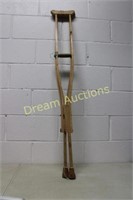 Wooden Crutches 49H