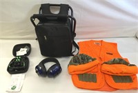 *Hunting Vest, Smith & Wesson Headphones, Camping