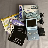 Nintendo Gameboy Advance SP AGS-101 Pearl Blue
