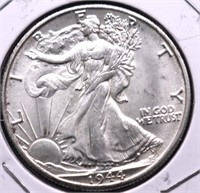 1944 D CHOICE BU WALKING HALF DOLLAR