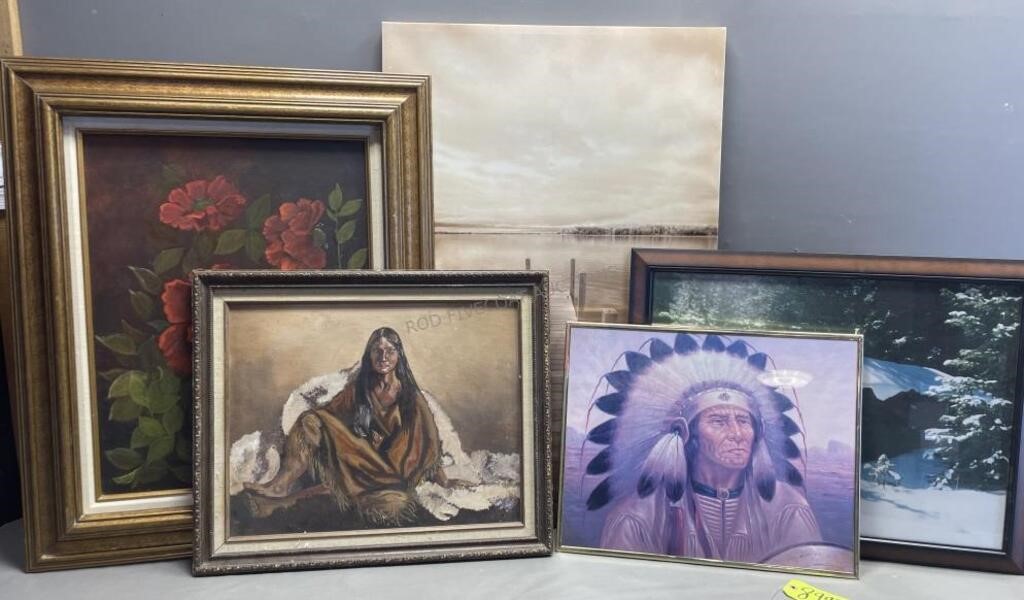 Native American Framed Prints & Other