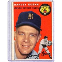 High Grade 1954 Topps Harvey Kuenn Rookie