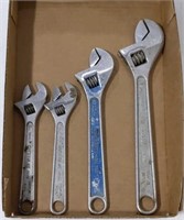 Four Crescent Wrenches