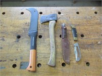 Knives & Hatchet / Couteaux et haches