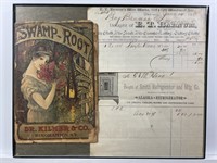 Swamp Root & Detroit MI & More 1878 Receipts