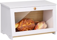 HOMEKOKO Wood Bread Box for Kitchen  Bamboo