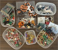 Holiday Costume Jewelry Grouping