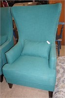 Beautiful Tall Wingback Upholstered Chair