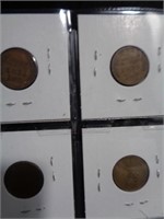 8 Wheat Pennies Different years Lot #1