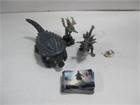 Assorted Kaiju & Godzilla Cards Tallest 4"