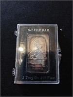 1 troy ounce silver bar