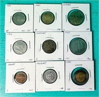 WORLD FORIEGN COINS LOT