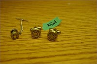 set of cufflinks and tie tack by Weatherby
