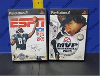 PlayStation 2 Games EPSN NFL 2K5/ MVP Baseball 05