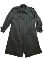 U.S. Military Surplus Mens Gray Trench Coat S160