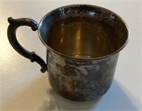 Poole sterling silver baby cup