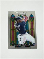 2021 Prizm Ronald Acuna Jr Stained Glass