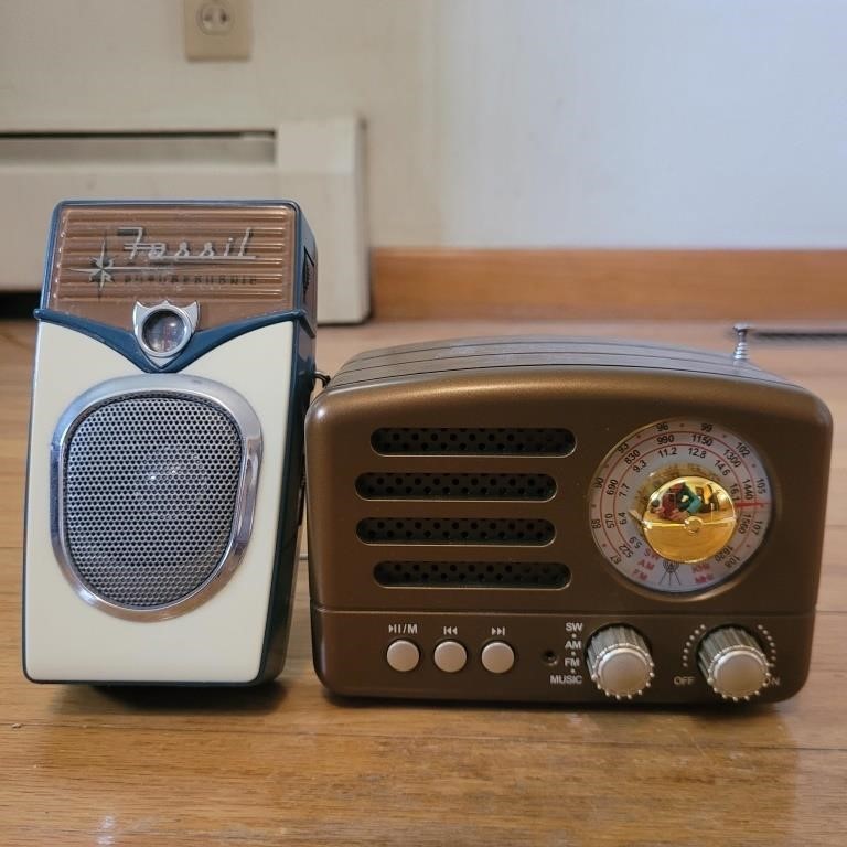 Fossil radio & retro radio