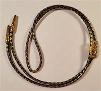 Black Hills Gold Bolo Tie, marked