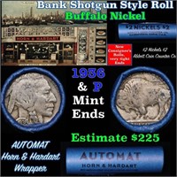 Buffalo Nickel Shotgun Roll in Old Bank Style 'Abb