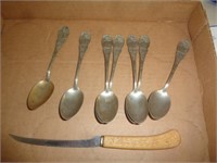 7 - BILLY BURKE COLONIAL SILVER SPOONS