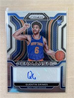 Quentin Grimes 2021 Prizm Penmanship Auto