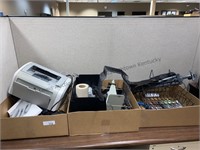 HP laser jet 1020 printer, hand scanners and