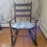 Wooden rocker chair