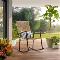 E4609  BHG Ventura Outdoor Steel Rocking Chair