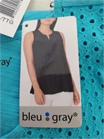 BLEU GRAY WOMENS TOP SIZE XXL