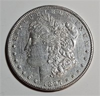 1897 P XF-AU Grade Morgan Dollar