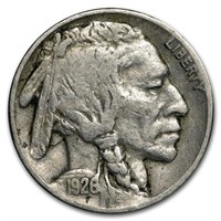 1926 VF Grade Buffalo Nickel Better Date