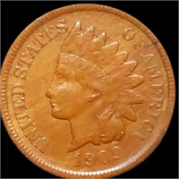 1909-S Indian Head Penny NICELY CIRCULATED