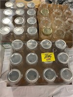 GROUP OF CANNING JARS - SOME SEALED NEW