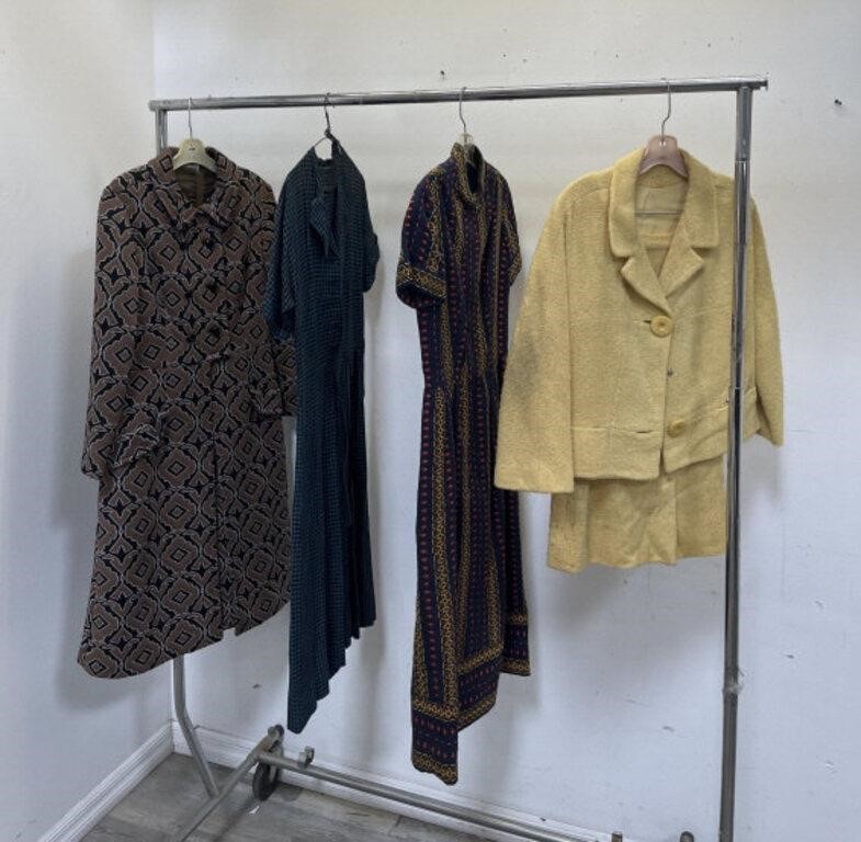 Group of women’s vintage clothing