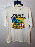 Vintage Operation Desert Storm Shirt 50/50
