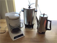 Mr. coffee pot, dispenser, and pourer, all good