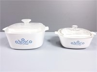 Vintage Corning Ware Blue Cornfllower Dishes