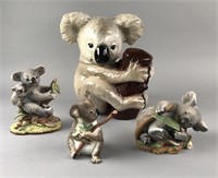 Collection of Koala Bears Figures & Cookie Jar