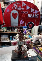 Valentines Day Decor Wooden Handmade