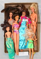 6 BARBIE STYLE DOLL TOYS