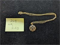 10k Gold 2.6g Necklace