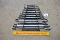 Craftsman Wrench Set - from 11/32 to 1 inch - one