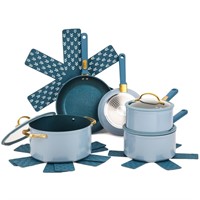OF3029  Thyme  Table Granite Cookware Set Blue