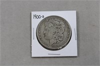 1900S Morgan silver dollar
