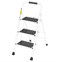 HBTower 3 Step Ladder  3 Step Stool for Adults
