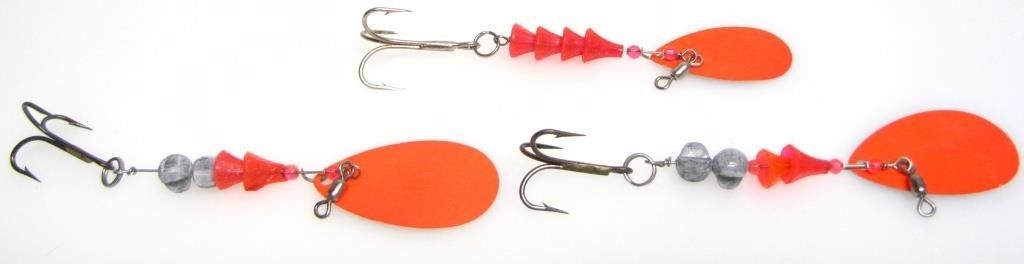 3 ASSORTED SPINNER BAITS