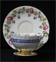 Aynsley Queen Elizabeth II China Tea Cup & Saucer