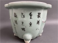 Chinese Celadon Glazed Planter