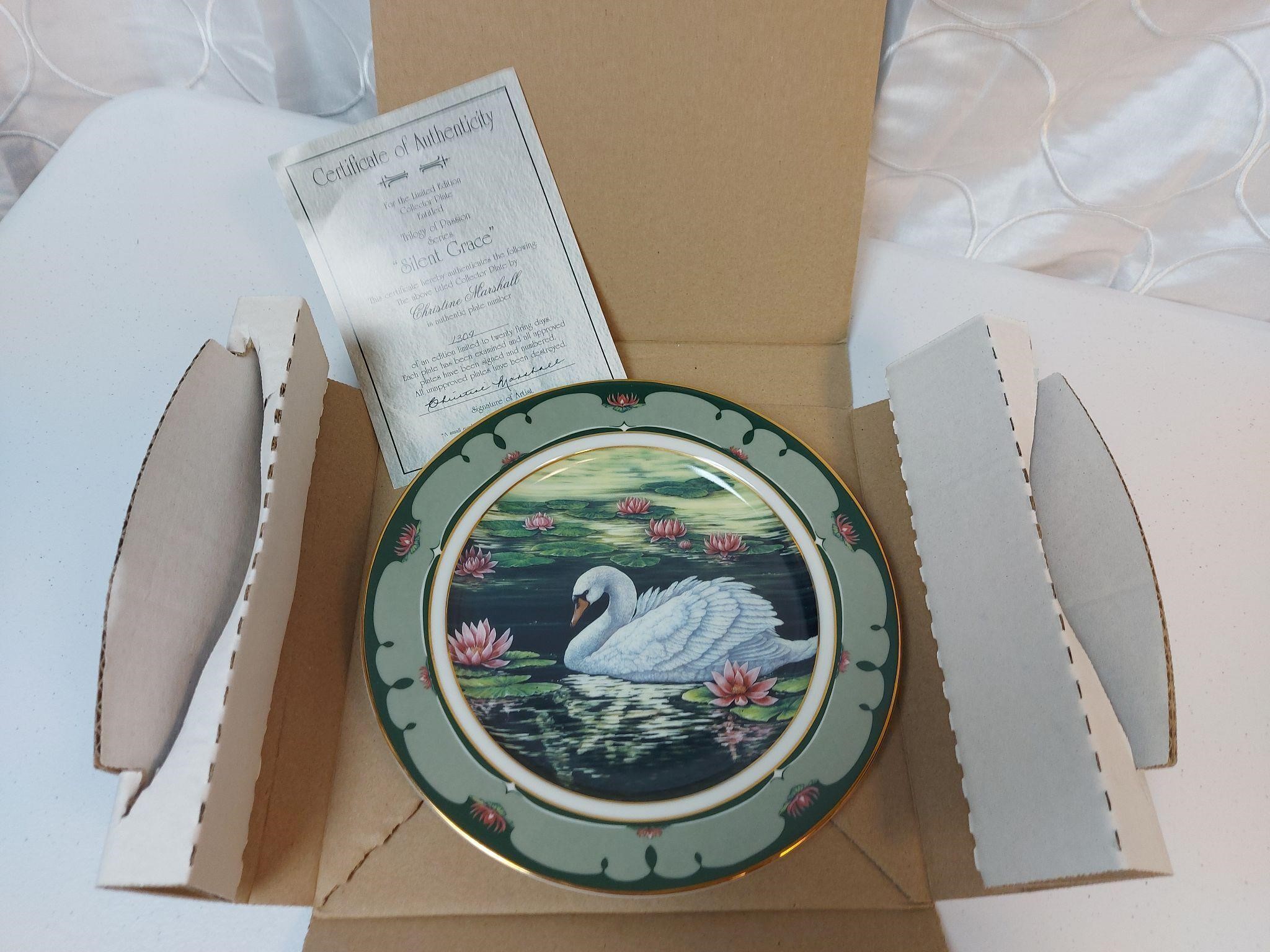 Silent Grace Collector's Plate in Box